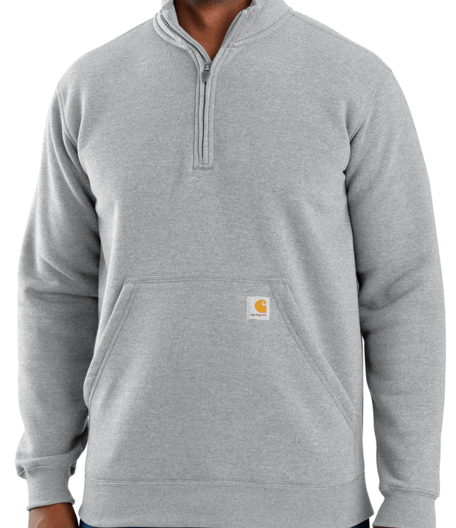 105294-HGY 2XL Heather Gray Loose Fit Midweight Qu-195836274388