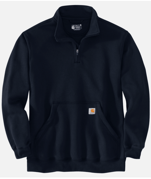 105294-BLK M Black Loose Fit Midweight Quarter-Zip-195836274142