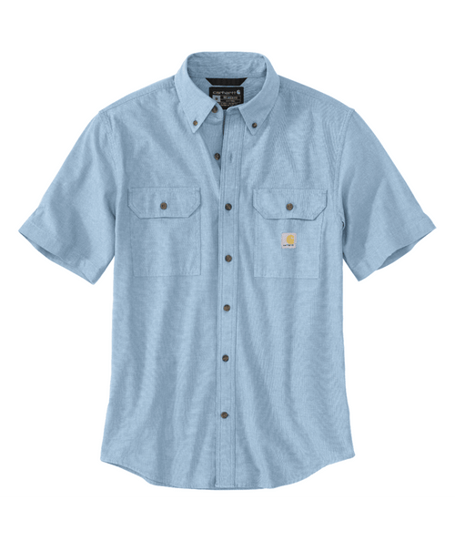 104369-CBL M Blue Chambray Loose Fit Midweight Cha-192776445113