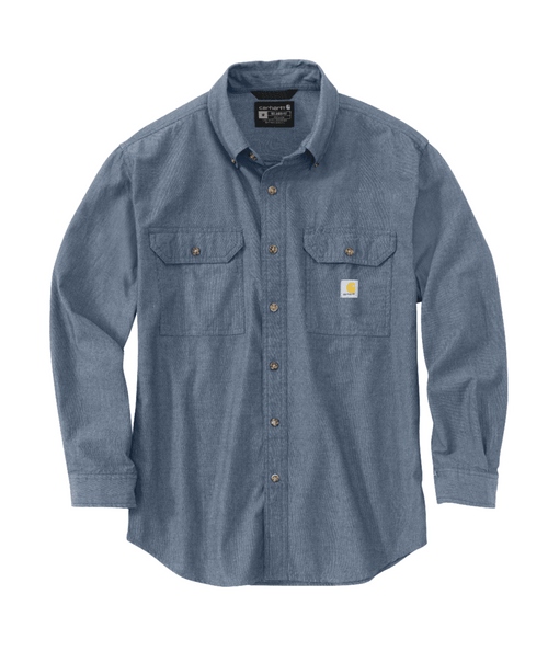 104368-499 2XL Denim Blue Chambray Loose Fit Midwe-192776441696