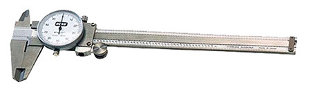 STAINLESS STEEL DIAL CALIPER 0-6" 87305-076683873057