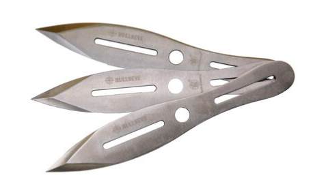SWTK10CP Bullseye 10" Throwing Knives, 3 Pack -26-028634706297