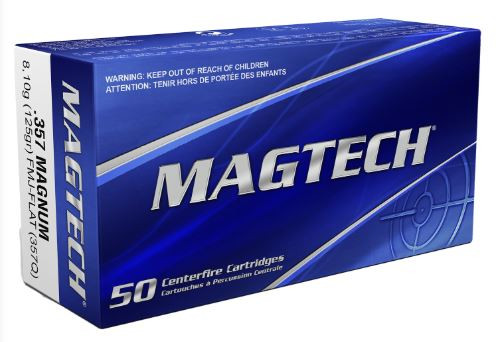 MAGTECH 357MAG 125GR FMJ FLAT POINT 357Q-754908184217