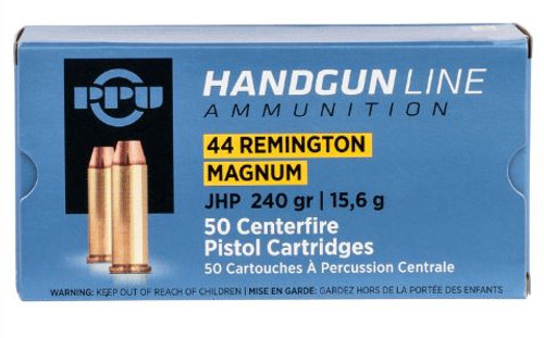 PPU 44MAGNUM 240GR JHP PPH44MH-8605003813156