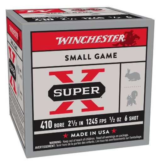 WINCHESTER SMALL GAME SUPERX 410GAUGE 2.50" X416-020892001015