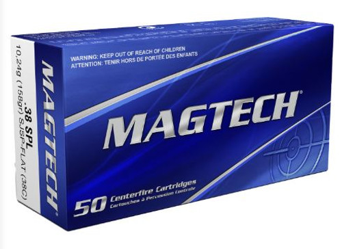 MAGTECH RANGE/TRAIN 38SPECIAL 158GR SJSPF 38C-754908107018