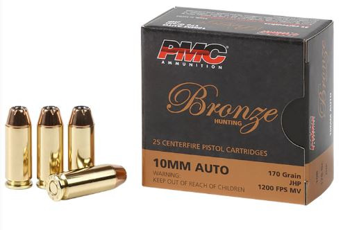 PMC BRONZE 10MMAUTO 170GR JHP 10B PMC-741569200011