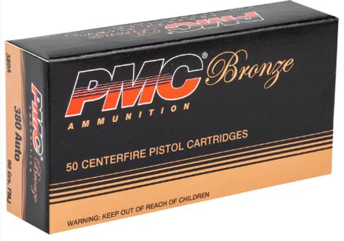 PMC BRONZE 380ACP 90GR FMJ 380A-741569070065