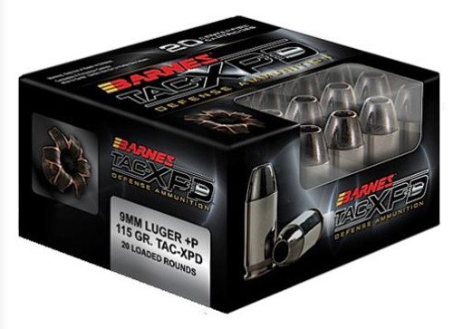 BARNES TAC-XPD DH 9MMLUGER+P 115GR 21551-716876135110