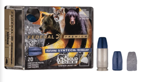 P40SHC1 FEDERAL 40 S&W 200GR SYNTHETIC JACKET SOLI-604544658149