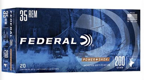 FEDERAL POWERSHOK 35REM 200GR SP 35A-029465084899