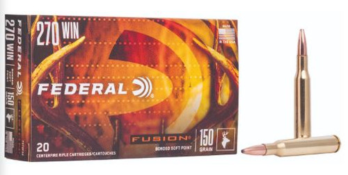 FEDERAL FUSION 270WIN 150GR BSP F270FS2-029465097875