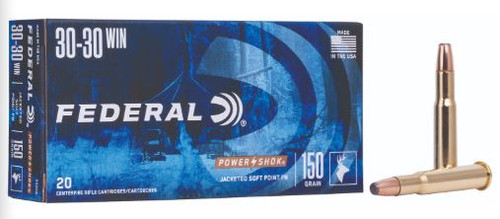 FEDERAL POWER-SHOK 30-30WIN 150GR JSP 3030A-029465084486