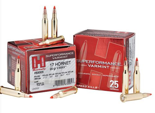 83005 AMMO 17 HORNET 20 GR V-MAX® SPF -26-090255830057