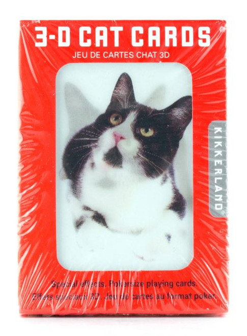 CATS 3D PLAYING CARDS-25-612615027077