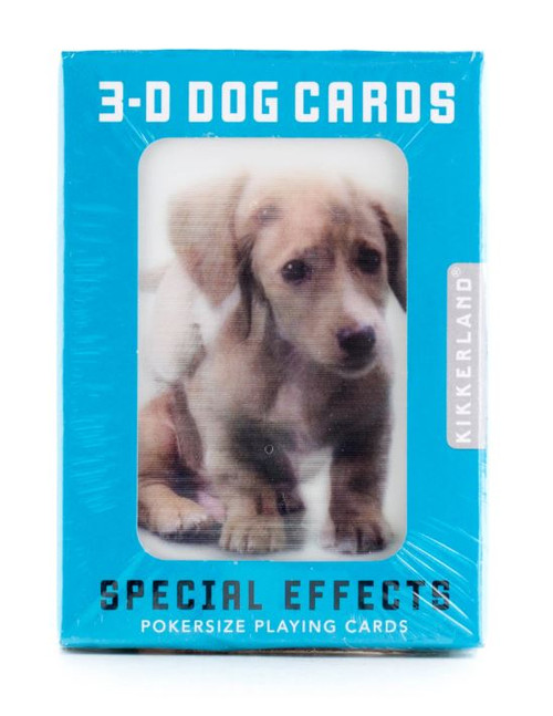 DOGS 3D PLAYING CARDS-25-612615029279