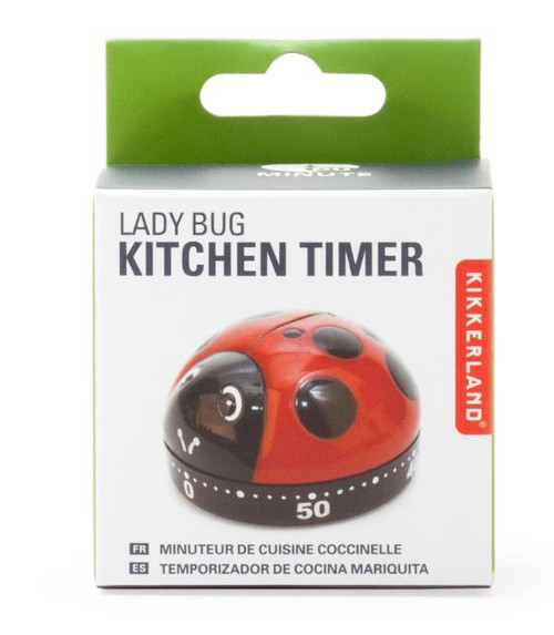 KITCHEN TIMER LADYBUGS RED-25-612615045187