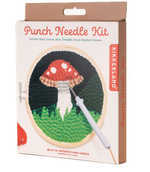 Mushroom Punch Needle Kit-25-612615121997