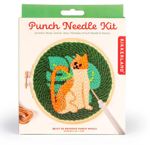 Cat Punch Needle Kit-25-612615123724