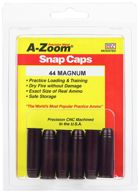 A-Zoom 44 Mag Snap Cap 6 Pack 16120-666692161209