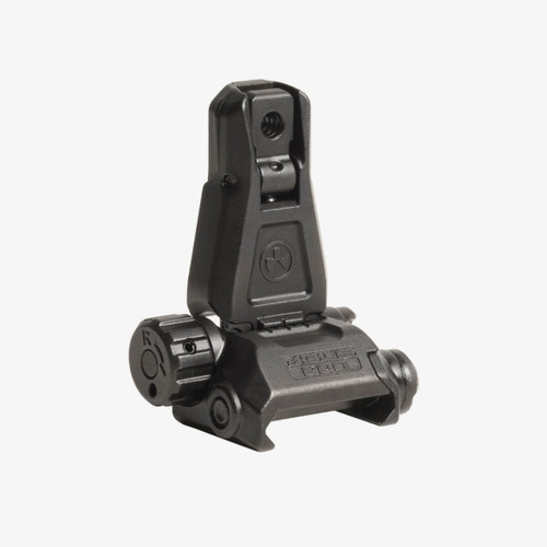 MBUS Pro Sight Rear QPQ Melonited Steel MAG276-BLK-873750008387
