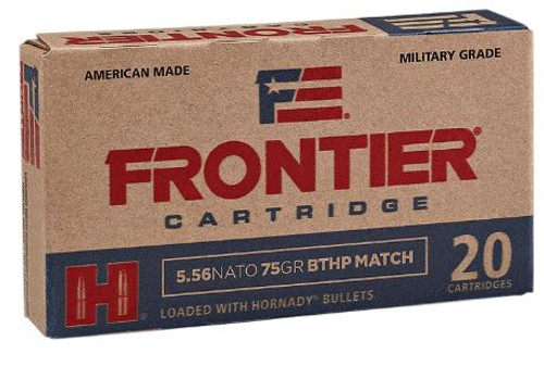 FRONTIER MILITARY GRADE 5.56X45MM 75GR HPBT FR320-090255711615