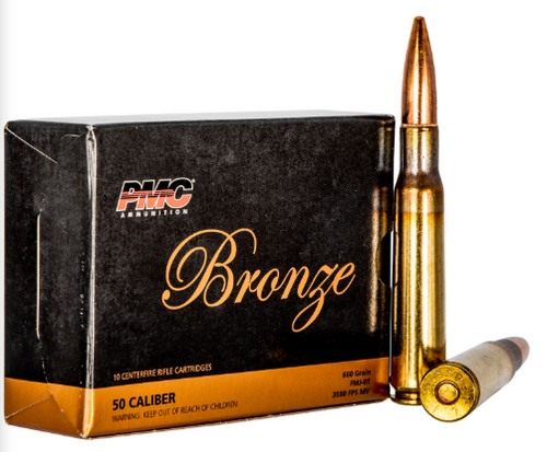 PMC BRONZE 50BMG 660GR FMJBT 50A PMC-741569060356