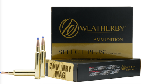 WEATHERBY SELECT PLUS 7MMWBYMAG 160GR N7MM160PT-747115020362 WEATHERBY SELECT PLUS 7MMWBYMAG 160GR N7MM160PT-747115020362