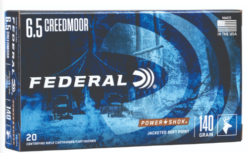 65CRDB FEDERAL 6.5 CREEDMOOR 140GR POWER-SHOK SP 2-604544638301