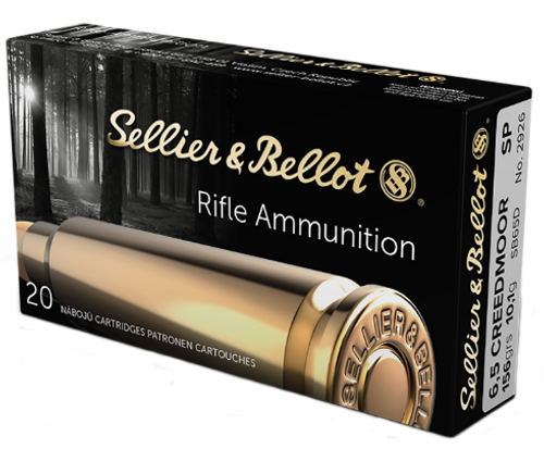 SELLIER&BELLOT 6.5CREEDMOOR 156GR SP SB65D SELLIER-754908512621