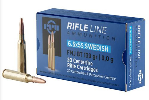 PPU 6.5X55SWEDISH 139GR FMJBT PP6SWF-8605003812715