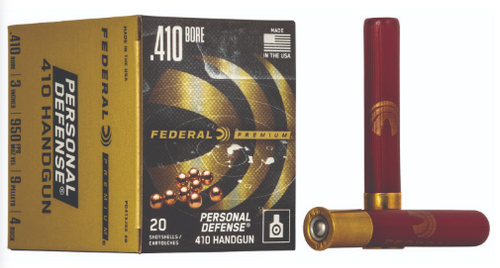 PD413JGE 4B FEDERAL 410GA 3" 9 PELLET 4 BUCK "PERS-029465027582