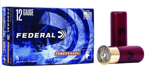FEDERAL POWER-SHOK 12GAUGE 2.75" F127 4B-029465009762