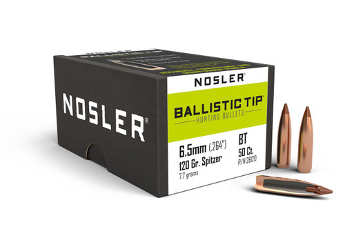 Nosler BT-6.5mm 120g SP (50ct)-210000077083