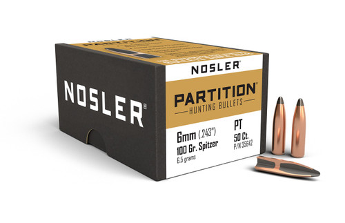 Nosler P-6mm 100g SP (50ct)-210000077099