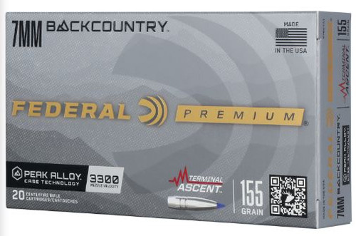 P7BCTA1 FEDERAL 7MM BACKCOUNTRY 155GR TERMINAL ASC-604544699395