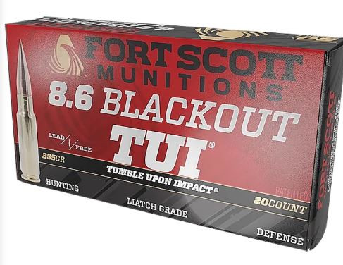 FORT SCOTT TUI 8.6BLK 235GR 86BLK-235-SCV1-758381722478