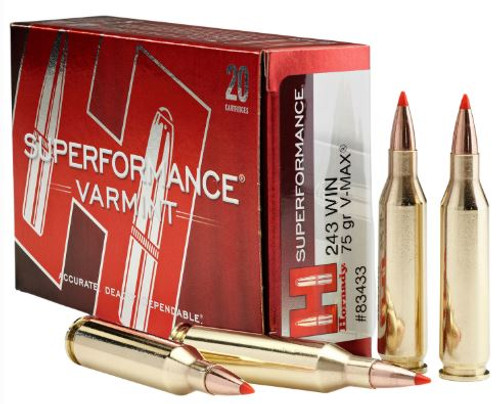 HORNADY SUPERFORMANCE 243WSSM 75GR 80411-090255804119
