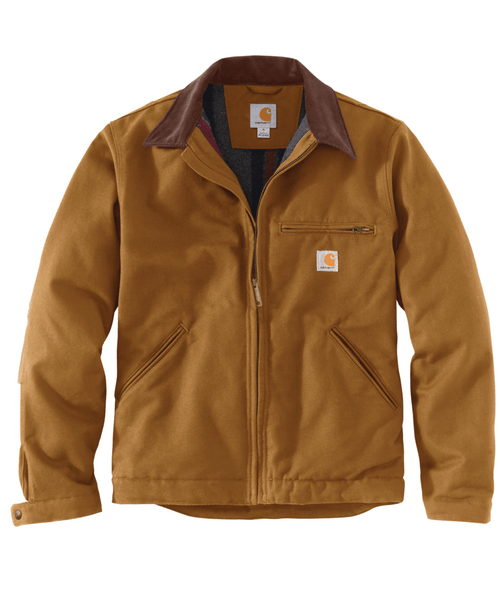 103828-BRN2XLREG Men's Blanket-Lined Detroit Jacke-192776182940