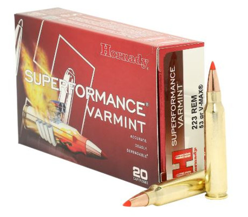 HORNADY SUPERFORMANCE 223REM 53GR 8308-090255383089