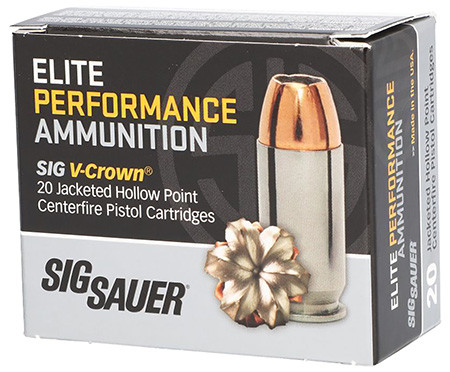 SIG SAUER EP 40S&W 165GR V-CROWN E40SW1-20-798681458196