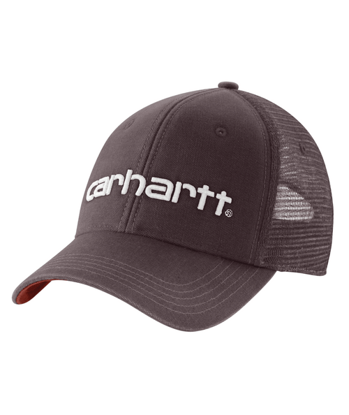 101195-BB3OS Canvas Mesh-Back Logo Graphic Cap Dar-197219807435