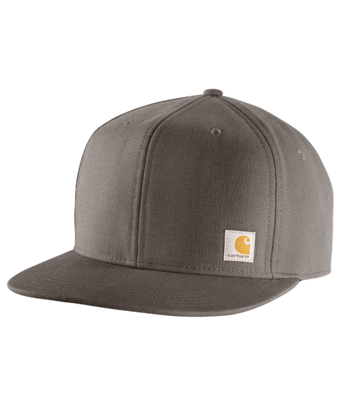 106665-039 OS Gravel Firm Duck Flat Brim Cap -26-197219212710