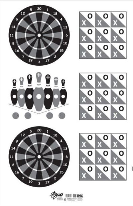 Allen EZ Aim Handgun Games Target Corrugated 15736-026509075936