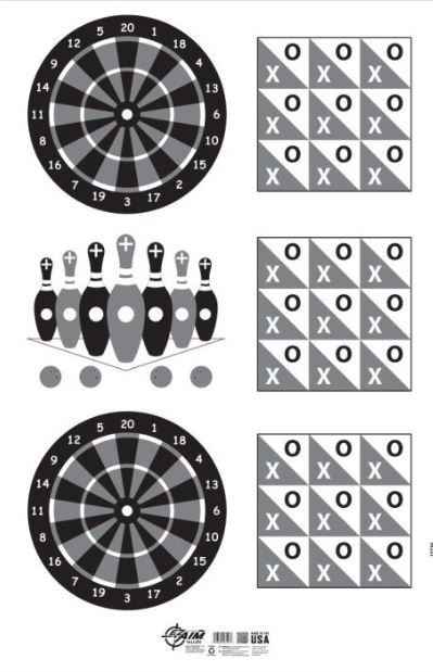 Allen EZ Aim Handgun Games Target Corrugated 15736-026509075936