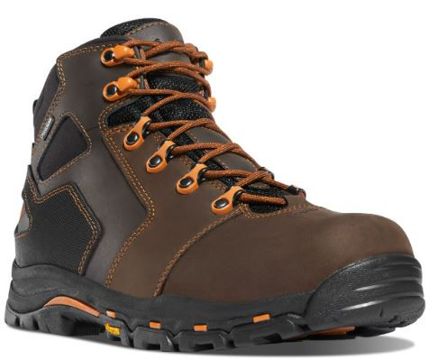 13860 205 8.5 D Men Vicious 4.5" Brown/Orange NMT-098397818841