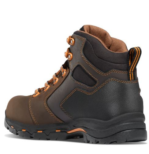 13860 205 9 D Men Vicious 4.5" Brown/Orange NMT -2-098397818858