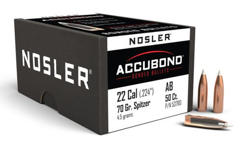 Nosler 22 Cal 70 gr Accubond SP 53780-054041537803