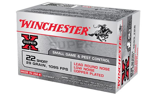 X22S RIMFIRE 22 SHORT SUPER-X LOW NOISE LRN CP 29-020892100114