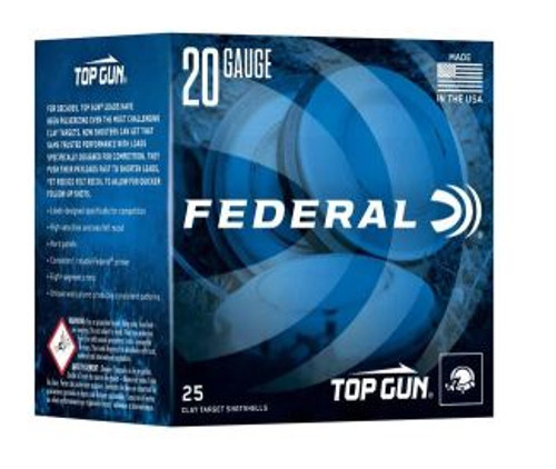 Federal 20 Ga 2-3/4" 7/8oz #8 Shot TGS224 8-50004544646521